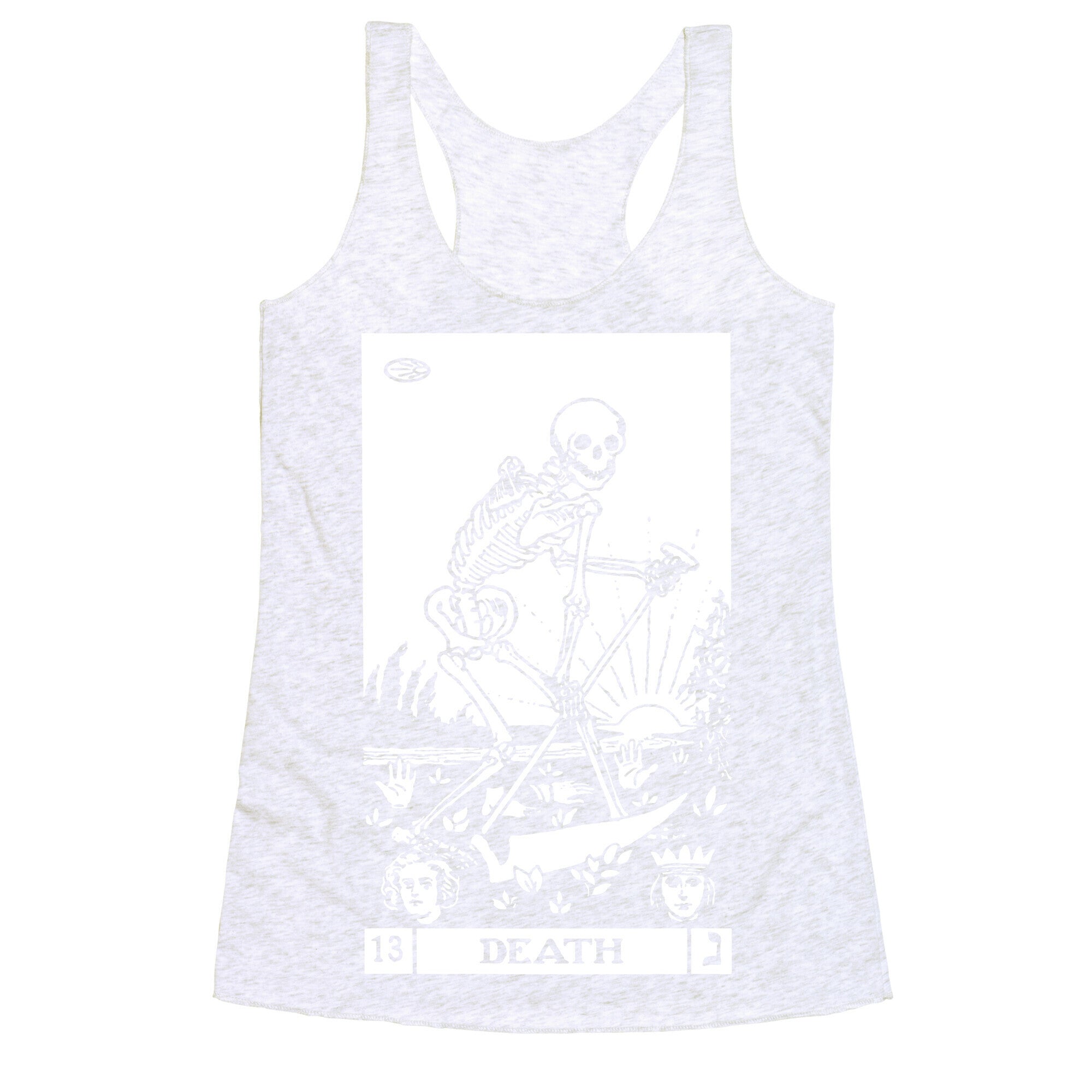 Death Tarot Racerback Tank